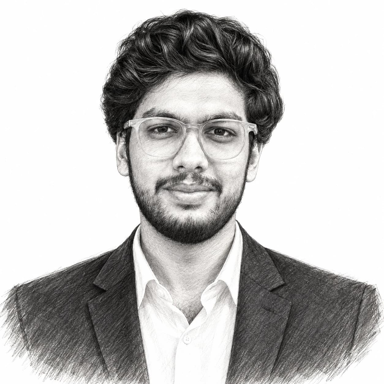 A pencil sketch of Suryansh