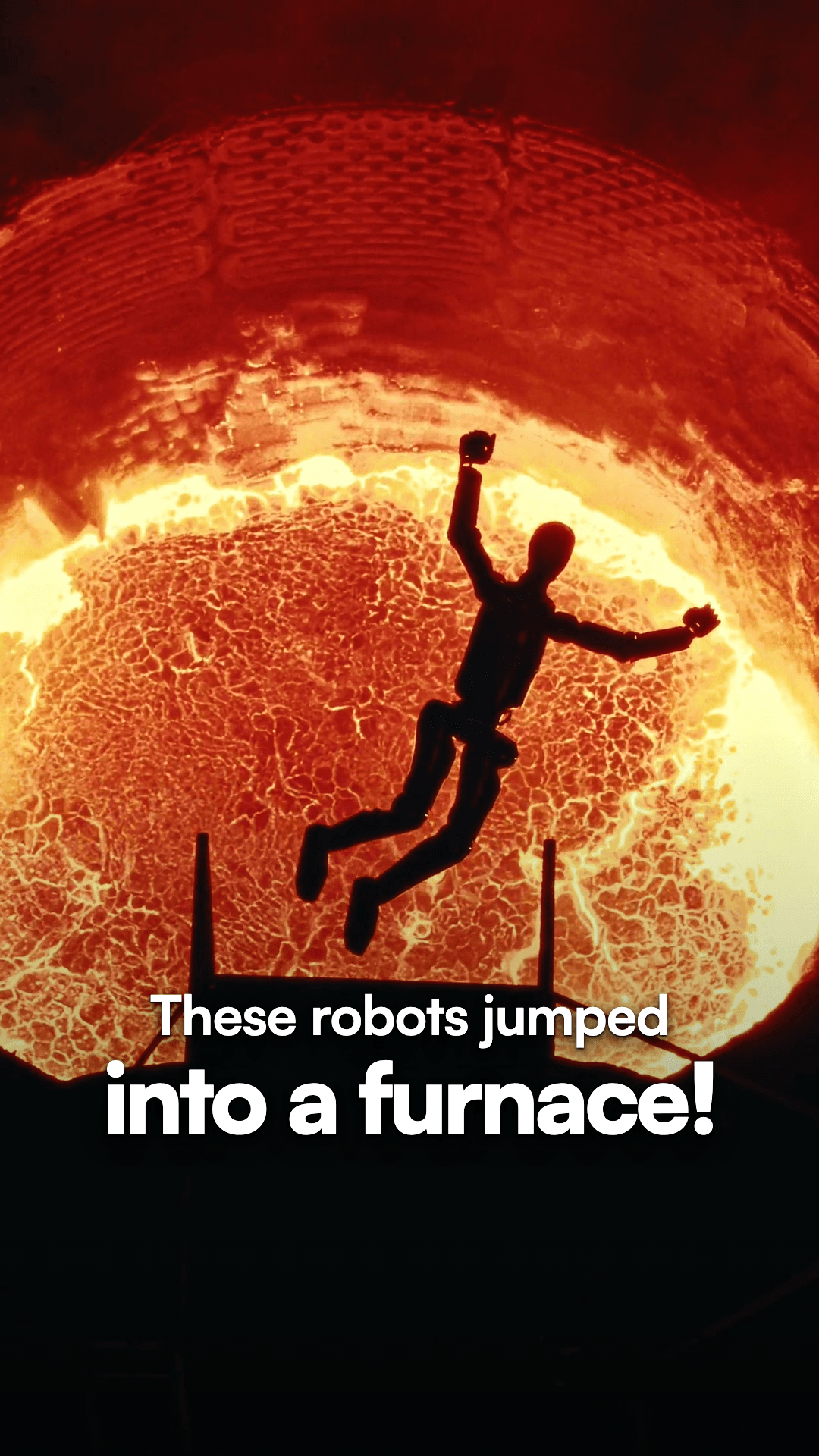 These robots jumped into a furnace!, 759K views
